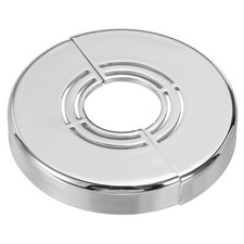 0.4" Thicken Wall Split Flange Escutcheon Plate Cover 0.8/1/1.3 inch, Silver