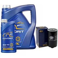 MotoröL Set 15W50 Api Sl/ CF-4 6 Liter + ÖLfilter FüR Vw Transporter Iv Bus 2.4