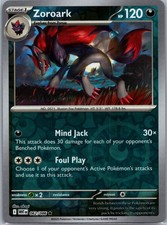 Zoroark SV: White Flare 062/086 reverseHolo Near Mint