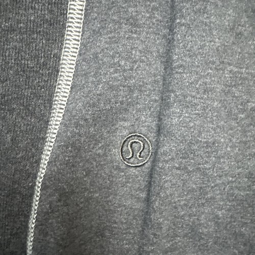Felpa Lululemon UOMO XL All Town Crew manica lunga grigio antracite erica - Foto 11 di 11