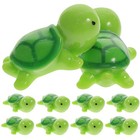 10 Pcs Turtle Garden Ornament Ornaments Figurine Toy Miniatures Figurines