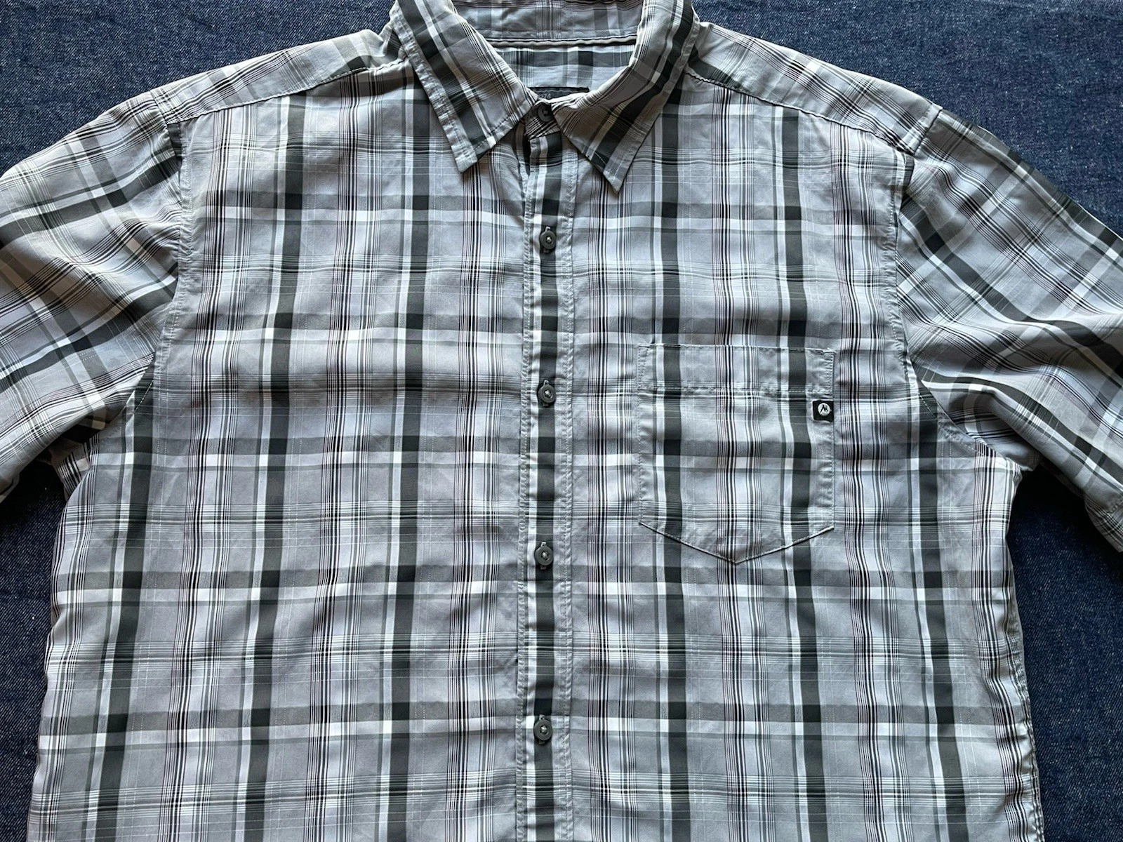 Marmot Mens Large Short Sleeve Button Up Shirts Lot of 3 Hiking Lightweight