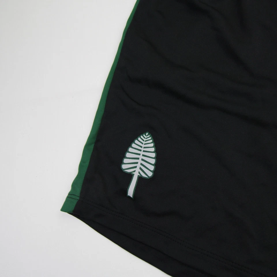 达特茅斯大绿色耐克 Dri-Fit 运动短裤男式黑色/深绿色二手 — 第 3/4 张图片