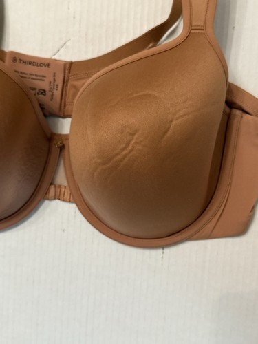 Third Love size 44B lightly padded underwire bra tan wide strap - Picture 2 of 8