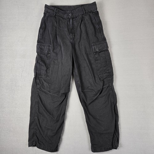 Carhartt WIP Hose Herren 28 schwarz Cole Cargo Canvas Workwear Work In Progress