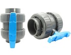 Pressure Pipe Double Union Ball Valve - 3/4" - 1" - 1.5" - 2" - 3" - 4" -UK Pond