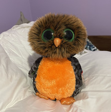 Ty Beanie Boos - MIDNIGHT the Owl - Medium 9 Inch Plush