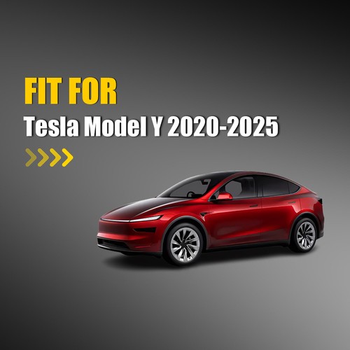 For Tesla Model Y 2020-2025 Left and Right Side Heated Mirror Glass Blind Spot - Picture 2 of 13