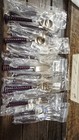 Noritake MCM Mid Century Modern Primastone Stainless Purple Flatware Set 20 pcs.