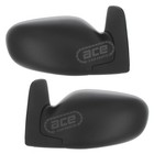 Electric Wing Door Mirrors LTI TX2 Taxi 2002-2006 Black Cover Pair Left & Right