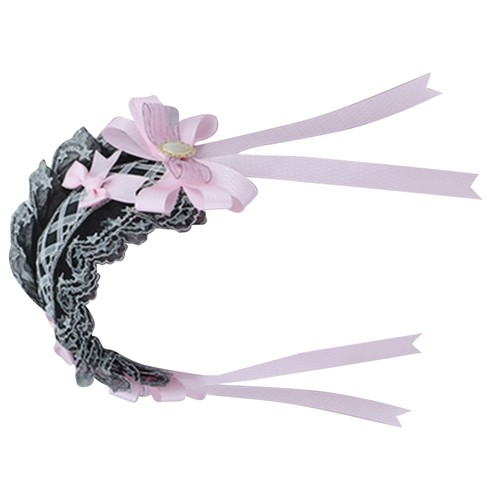 Cosplay Ribbon Headband Hairbands Gothic Headdress Punk Headwear Maid Style - Picture 4 of 12