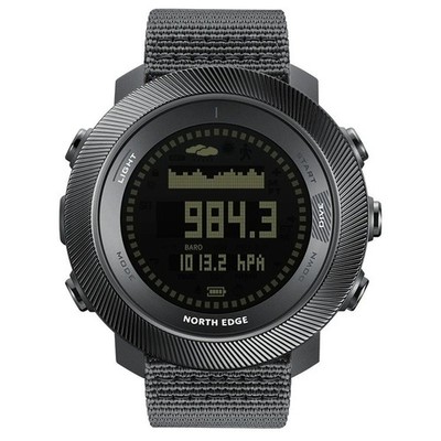 NORTH EDGE APACHE-D Herren Uhr Digital Taucher Outdoor 100m Barometer Kompass