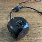 Anker A2763 PowerPort Strip 3 with 3 USB Ports - Black