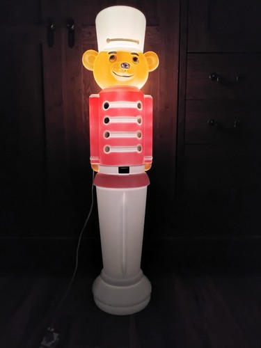 1998 VTG Don Featherstone Bear Soldier Blow Mold Excellent Condition - Picture 7 of 10