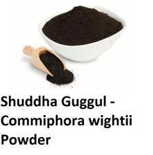 Shuddha Guggul Commiphora wightii Powder for anti-inflammatory, detoxifying