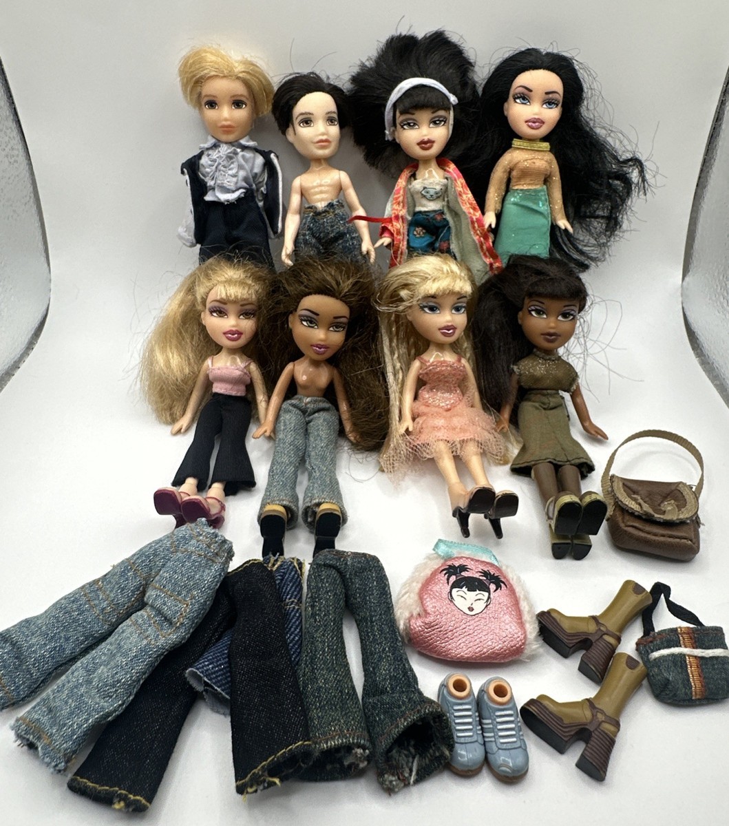 Lil'Bratz リルブラッツ ファッションモール フルコンプリート Lil' Bratz Dolls Lot of 8 w Original Clothing, Accessories, Shoes