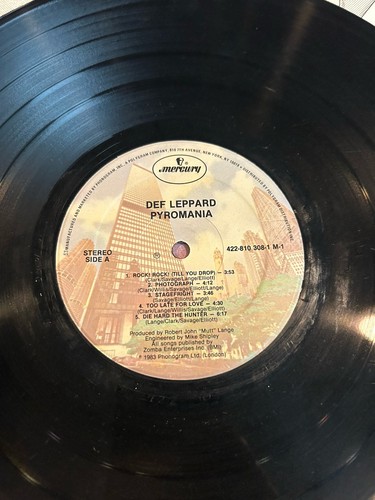 Def Leppard Pyromania 1983 Vinyl Schallplatte 422-810 308-1 Foto Rock Of Ages + - Bild 4 von 4