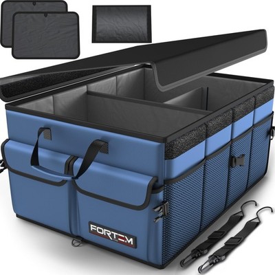FORTEM Trunk Organizer For SUV Car Organizer, Medium (50L), Blue 