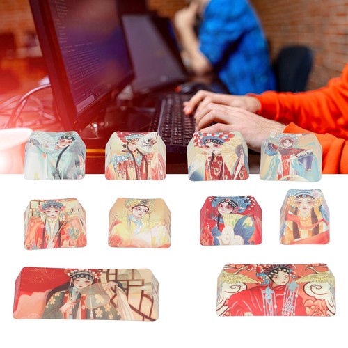 Tastenkappen Im Chinesischen Stil Pbt-Material Hervorragende Haltbarkeit URS - Bild 4 von 22