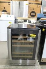 GE Profile PWS06DSPSS 24" Stainless 44-Bottle Dual Zone Wine Cooler NOB #156195