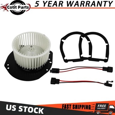 HVAC Heater Blower Motor w/ Wheel for Ford F-150 F-250 Bronco Lincoln Mercury