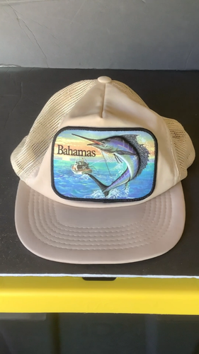 Bahamas Mesh 1980s Puffer Vintage Hat - Video 1 of 1