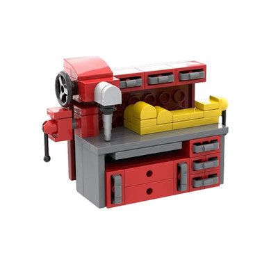 84 PCS Star Battle Fallout Workbench MOC Customize Modular Building Block Design