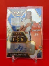 2024 Aaliyah Edwards Panini Select WNBA DSS-AE Silver Prizm Selections Auto RC