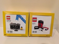 Lego Cassette Tape Player With Headphones 6471612/ Vintage camera 6392343