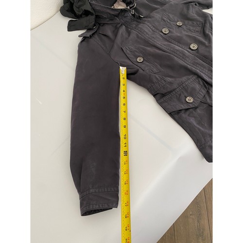 Coach Est. 1941 Full Zip Utility Hoodie Black Jacket Front Pockets Womens Medium - Picture 15 of 16