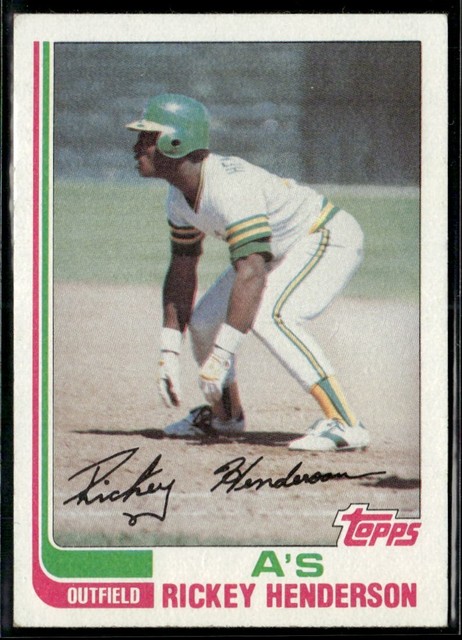 1982 Topps #610 Rickey Henderson