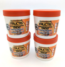 Garnier Fructis Damage Repairing + Papaya Hair Treat - Hair Mask 3.4 Oz 4 pack