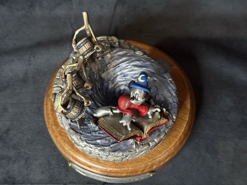 Walt Disney Hudson Pewter The Whirlpool Fantasia LE 745/2500 RARE - Picture 2 of 9