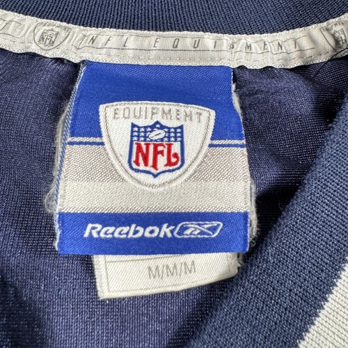 New England Patriots Jersey Mens Medium Navy Blue NFL Football Manning Reebok - Picture 3 of 11