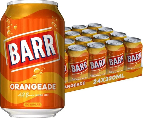 BARR since 1875, 24 pack Fizzy Drink Cans, No Sugar, 24 x 330 ML UK you choose - Picture 24 of 27