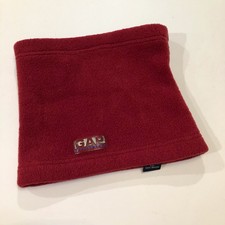 GAP Performance Neck Warmer Red Polyester Fleece Kids Size Small Cozy Exercise