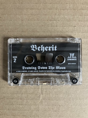 Beherit Drawing Down The Moon Original Cassette Tape Black Metal Death Metal - Picture 3 of 4