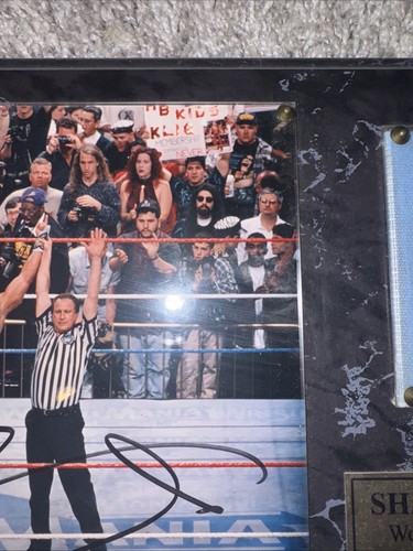 WWF WrestleMania XII Shawn Michaels Plaque Autograph 2583/4800 - Picture 10 of 15