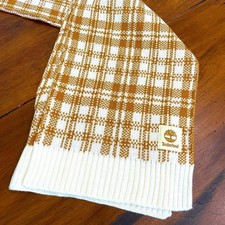 Timberland Tan Buffalo Plaid Scarf