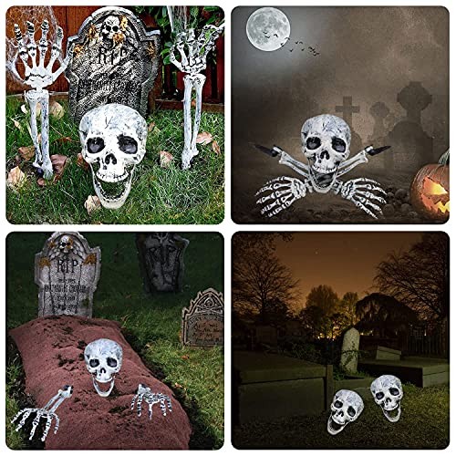 Halloween Decoraitons Pali Scheletro, Rompicapo Realistico, Braccia Scheletro - Foto 6 di 6