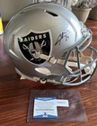 Charles Woodson Signed Oakland Vegas Raiders Full Size Helmet Authentic Beckett