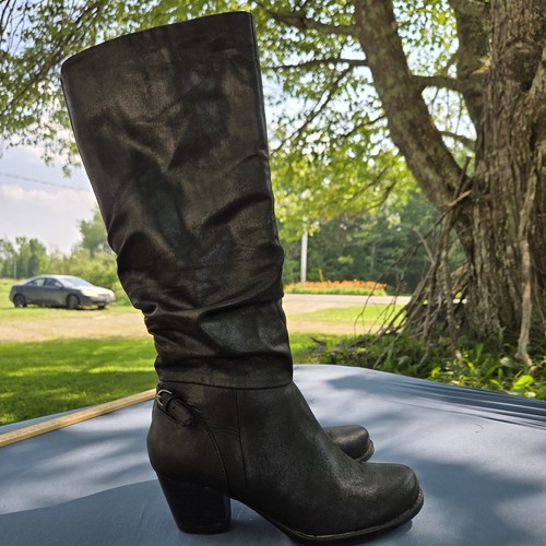 Baretraps Respect Damengröße 7 1/2 schwarz Wildleder Leder Stiefel Reiten/Freizeit - Bild 13 von 19