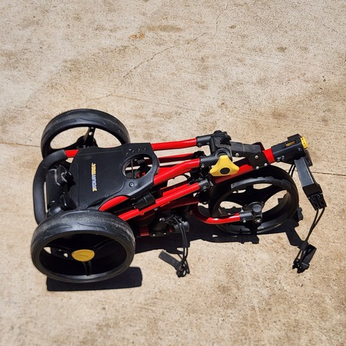 Tour Trek 3 Wheel Collapsible One Click Golf Push Pull Cart - Picture 4 of 4