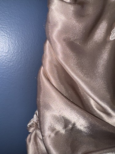 Small Gangster Dress, Bonnie & Clyde Style Peach Lace Pearls Rag Time Doll Talon - Picture 3 of 8