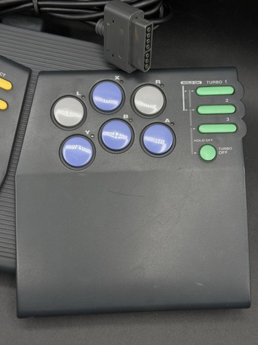 Capcom Power Stick Fighter CPS-A10CA CPS Super Famicom Japan Stock w/ Cord SNES - Picture 3 of 5