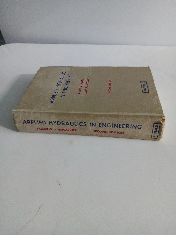 Applied Hydraulics In Engineering 2e By Morris & Wiggert Foto 2 de 4