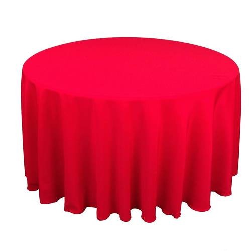 Lot de 20 à prix réduit nappes rondes polyester 108 pouces 25 couleurs