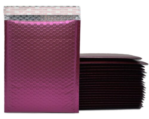 6x10 METALLIC BLASENMAILER, POLY Design gepolstert Versandumschlag Taschen, rosa, blaugrün - Bild 65 von 82