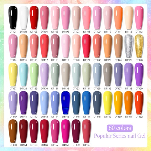 Meet Across Spring UV Gel Nail Polish Multi-Color Base Top Gel Varnish 7ml Xmas - Picture 10 of 257