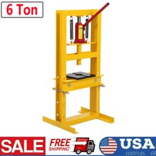 6 Ton Hydraulic Shop Press With Press Plates Benchtop Press Adjustable Stand 6 Ton Hydraulic Shop Press With Press Plates Benchtop Press Adjustable Stand